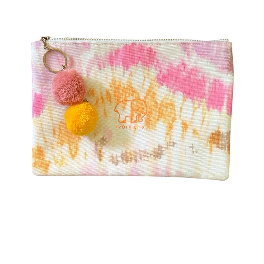 Ivory Ella Colorful Tie-Dye Pouch
